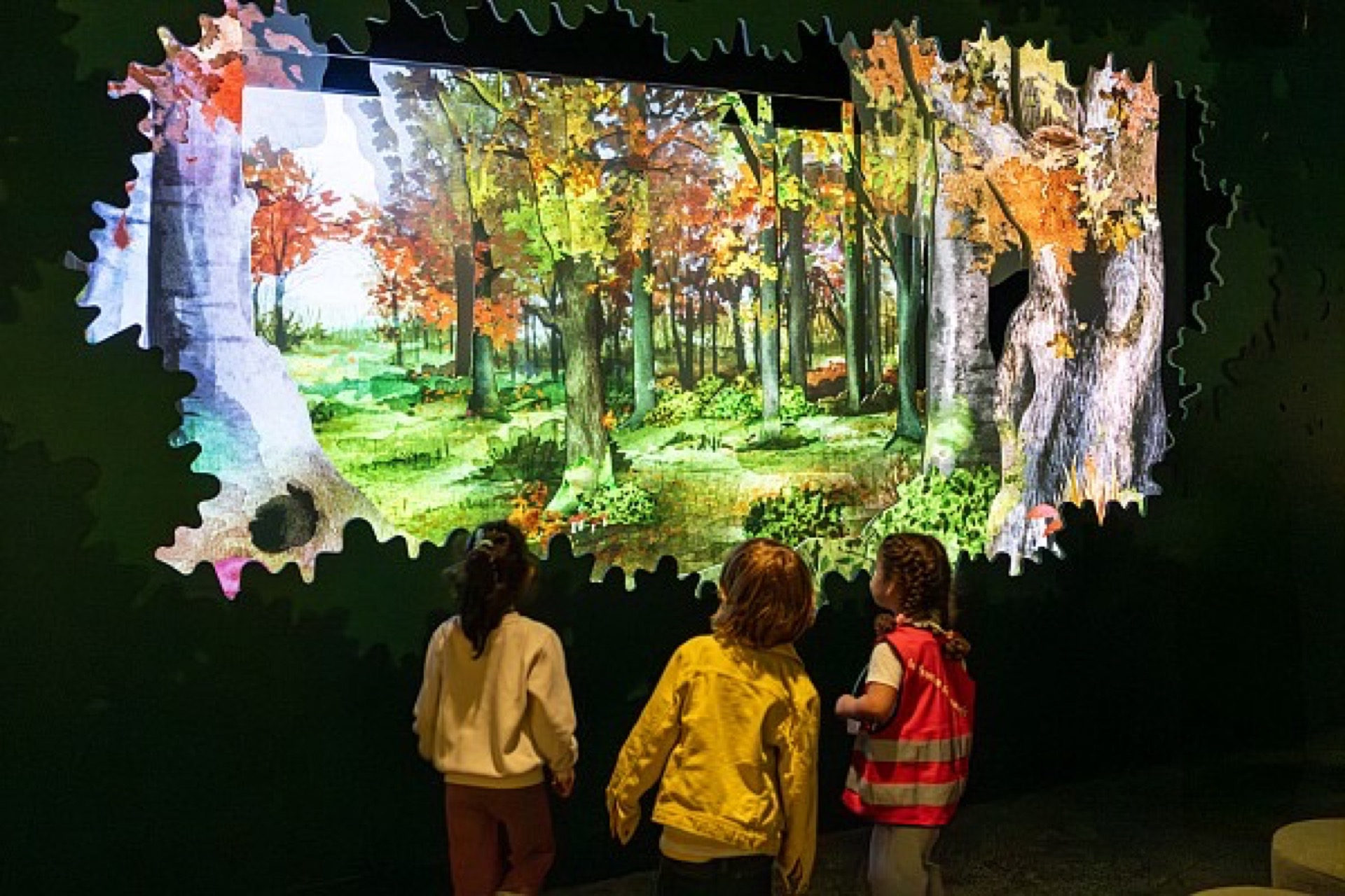 Diorama immersif Promenons-nous dans les bois